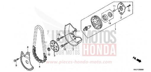 POMPE A HUILE FES125AB de 2011